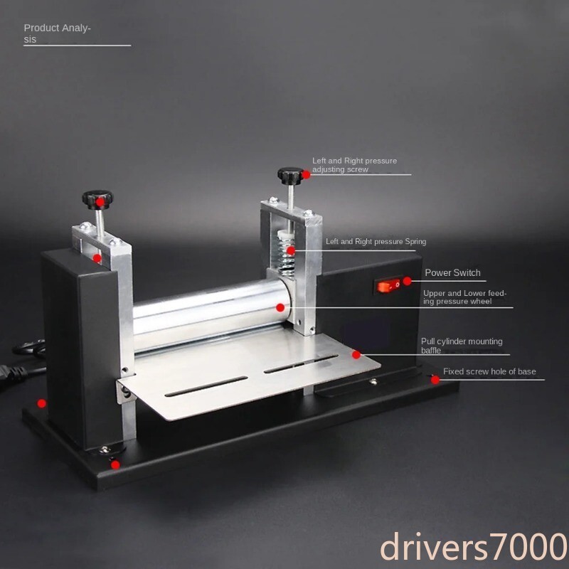 Leather Strap Fold Guider Belt Folder Pressor Electric Leather Strip Extractor