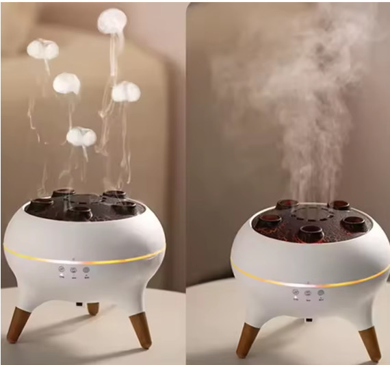 Dynamic Jellyfish Air Humidifier 250ml Essential Oil Diffuser Remote Control Bed