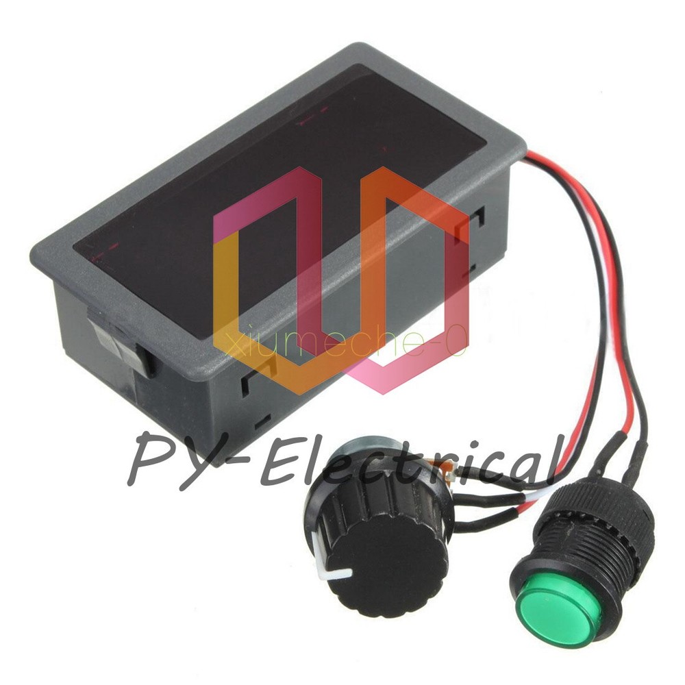 Max 8A PWM Motor Speed Controller with Digital Display