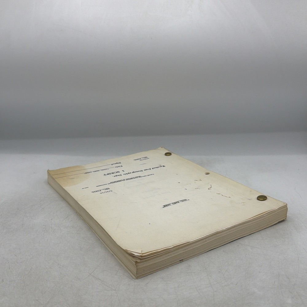 Cool Hand Luke 1966 Rev Final Script Production Copy Frank Pierson Hal Dresner