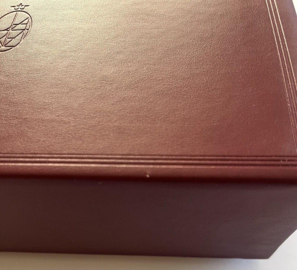 Authentic Jacques Marie Mage Last Frontier Red Leather Box Only