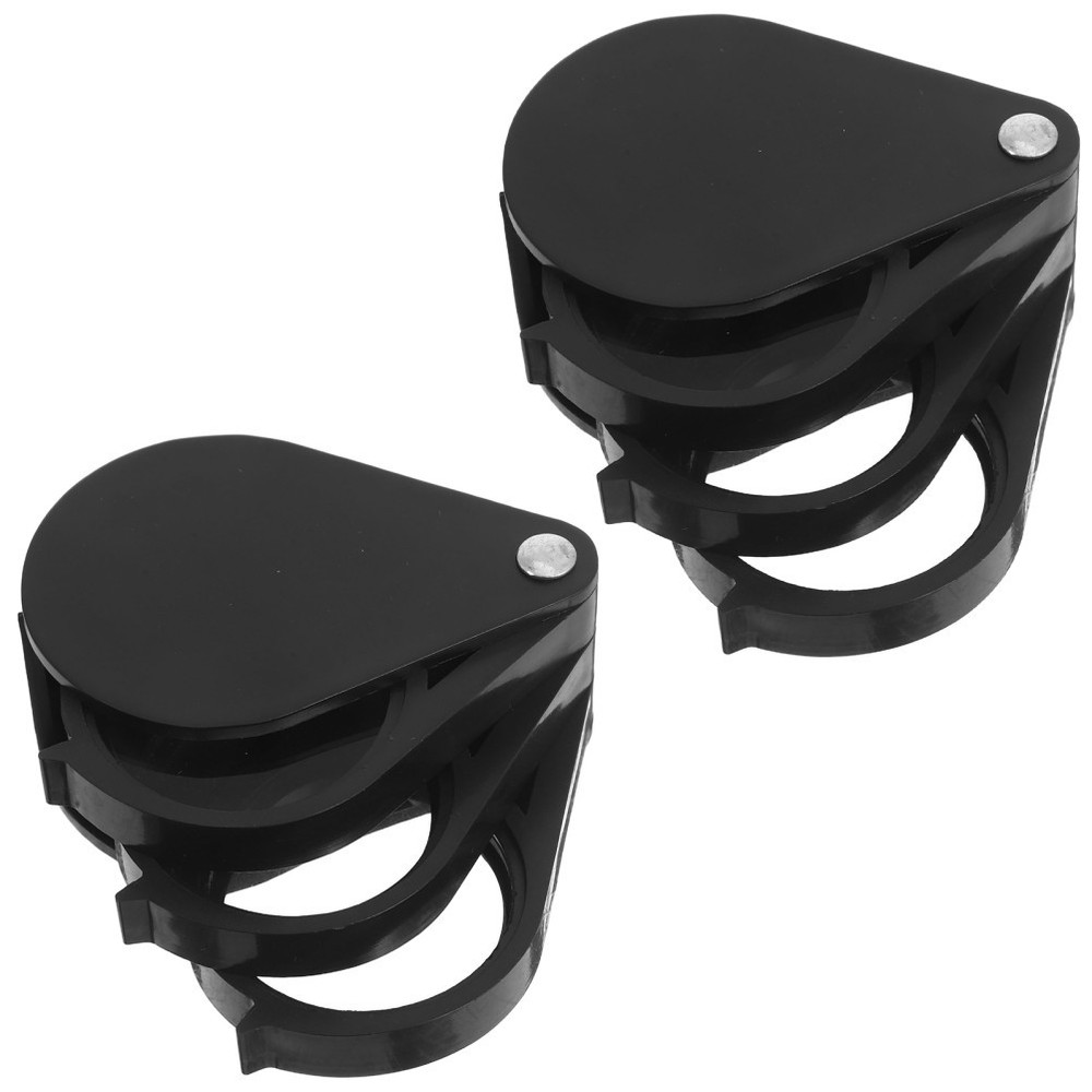 2 PCS Pocket Magnifying Glass Folding Acrylic Foldable Magnifier