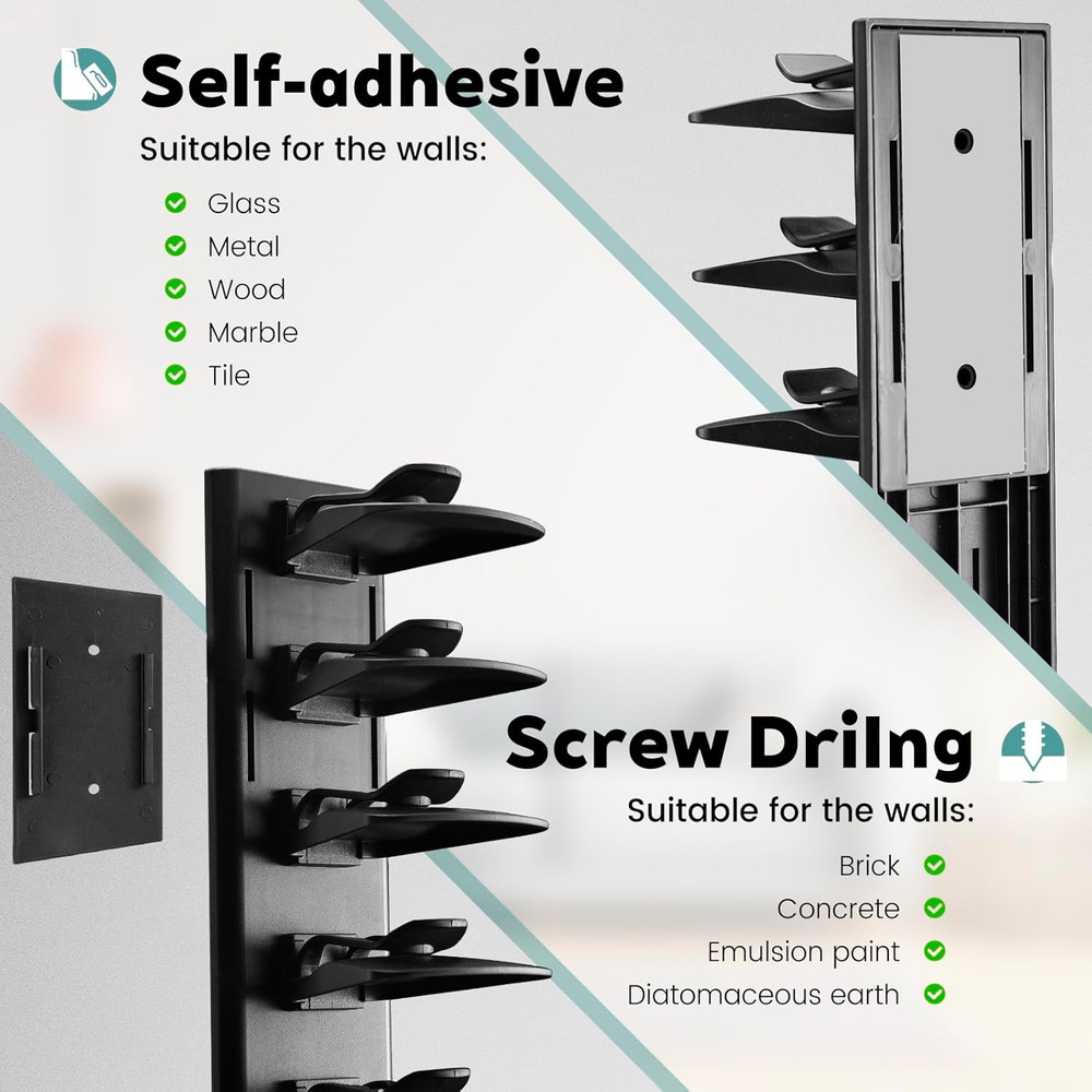 2 Pack Hat Organizer Baseball Cap Locking Tech Hat Rack Strong Adhesive Hat Wall