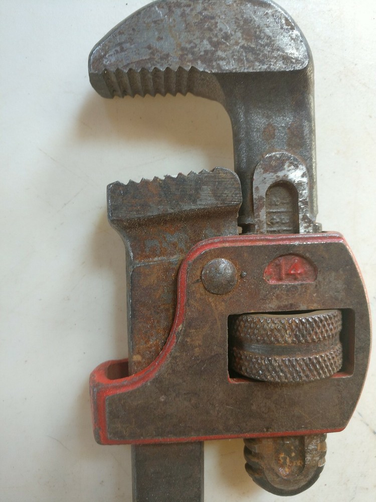 Vintage 14-in Adjustable Pipe Monkey Wrench