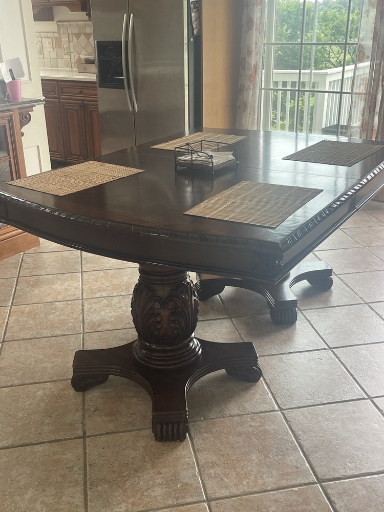 wood rectangular dining room table
