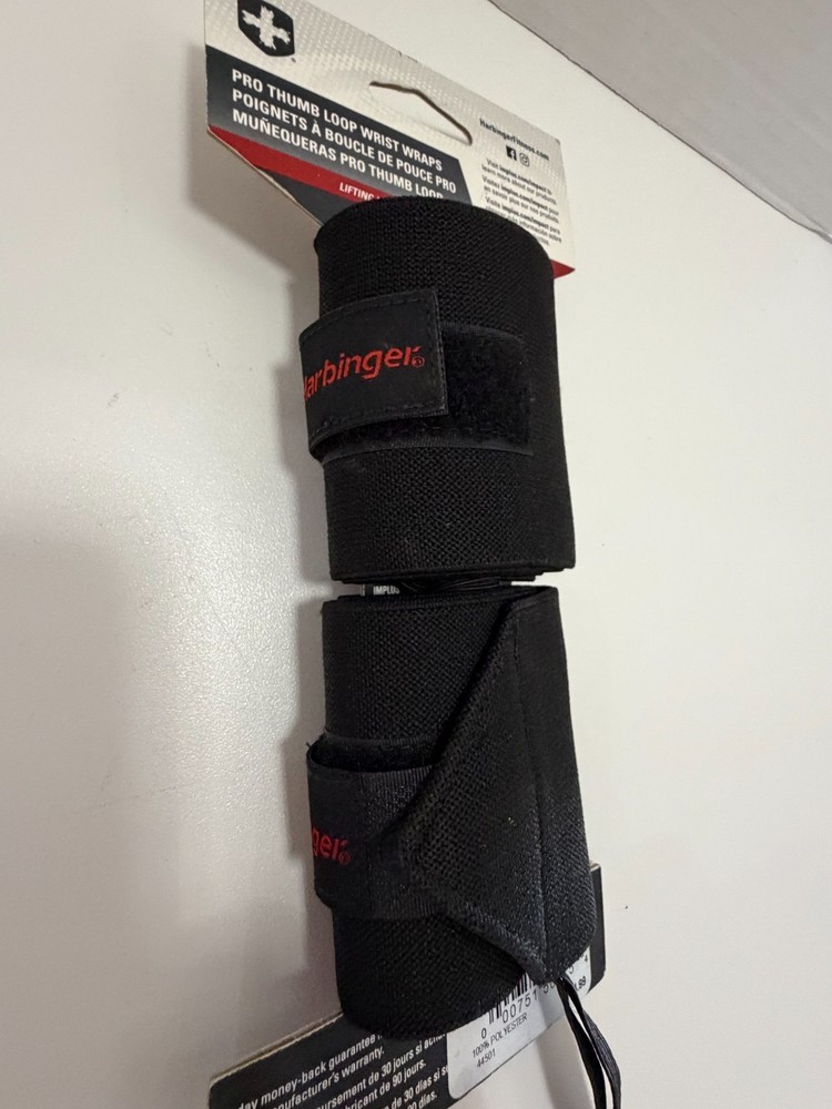 Harbinger Pro Thumb Loop Weight Lifting Wrist Wraps