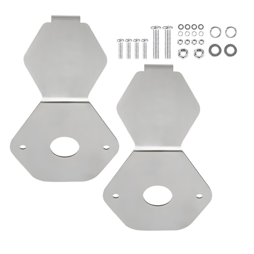 Watermelon Mirror Turn Signal Angled Bracket Stainless SET/2 - Light Not Include