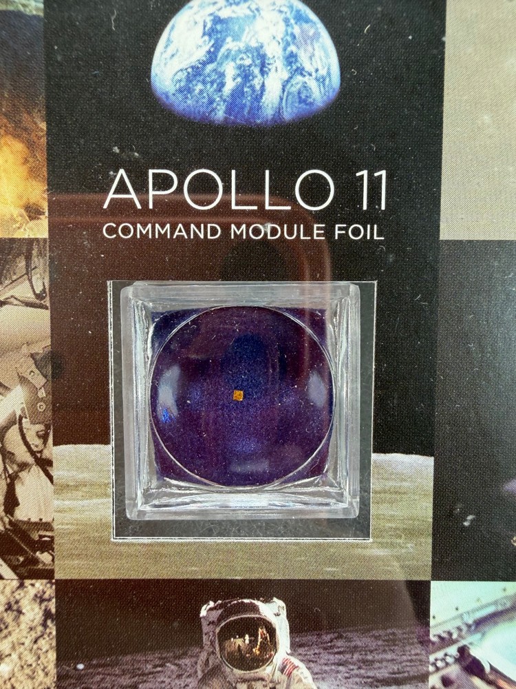 Apollo 11 Command Module Foil - Mission-Flown Material