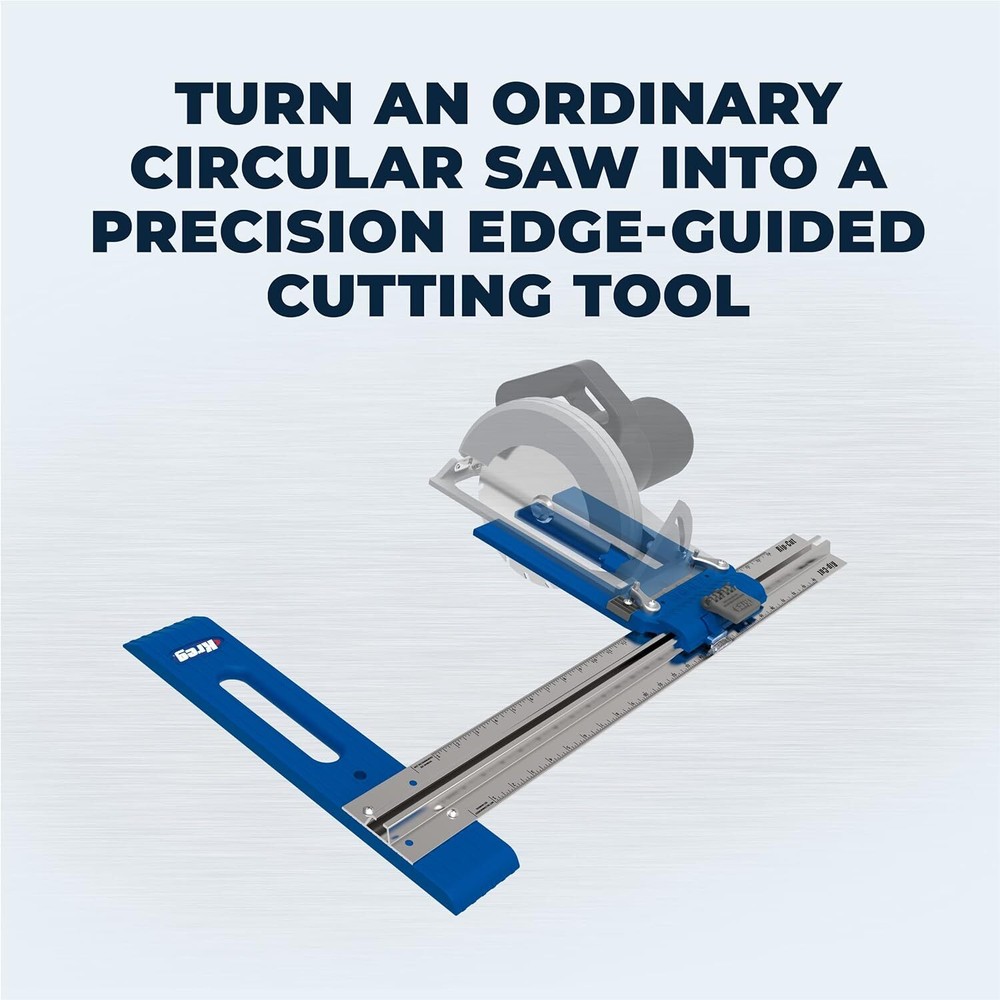 Kreg KMA2685 Rip-Cut Circular Saw Guide, Blue