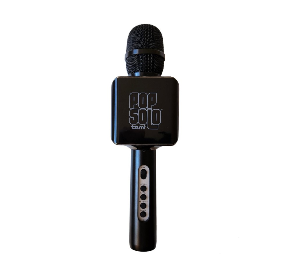 Tzumi PopSolo Wireless Bluetooth Karaoke Microphone