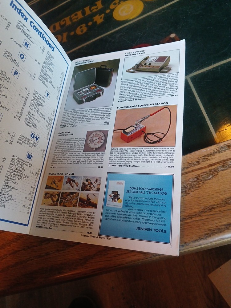 Vintage 1979 Jensen Catalog
