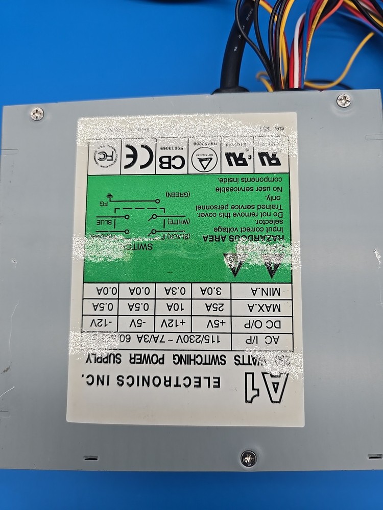 A1 Electronics INC. 250W Switching Power Supply