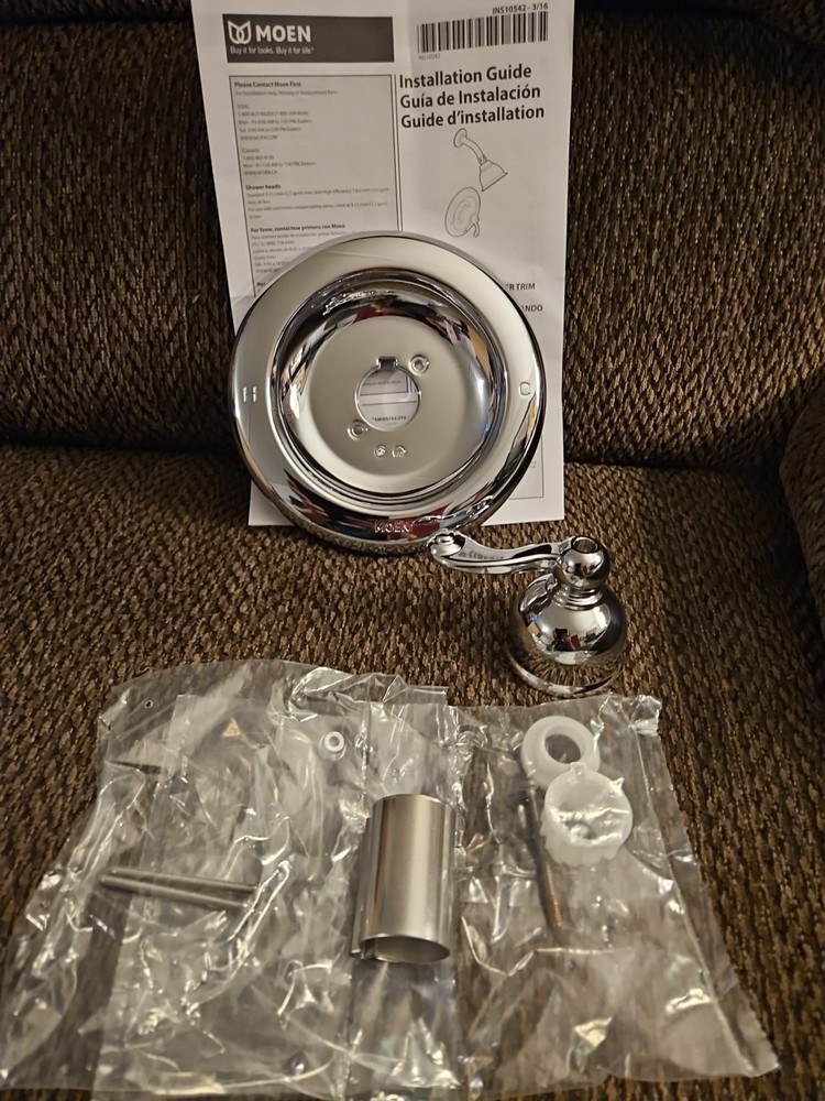 Moen T2121 Single Handle Pressure Balanced Valve Trim Only Chrome