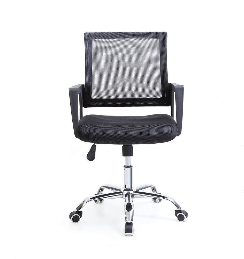 Import HI-4025 Black Mesh Office Chair