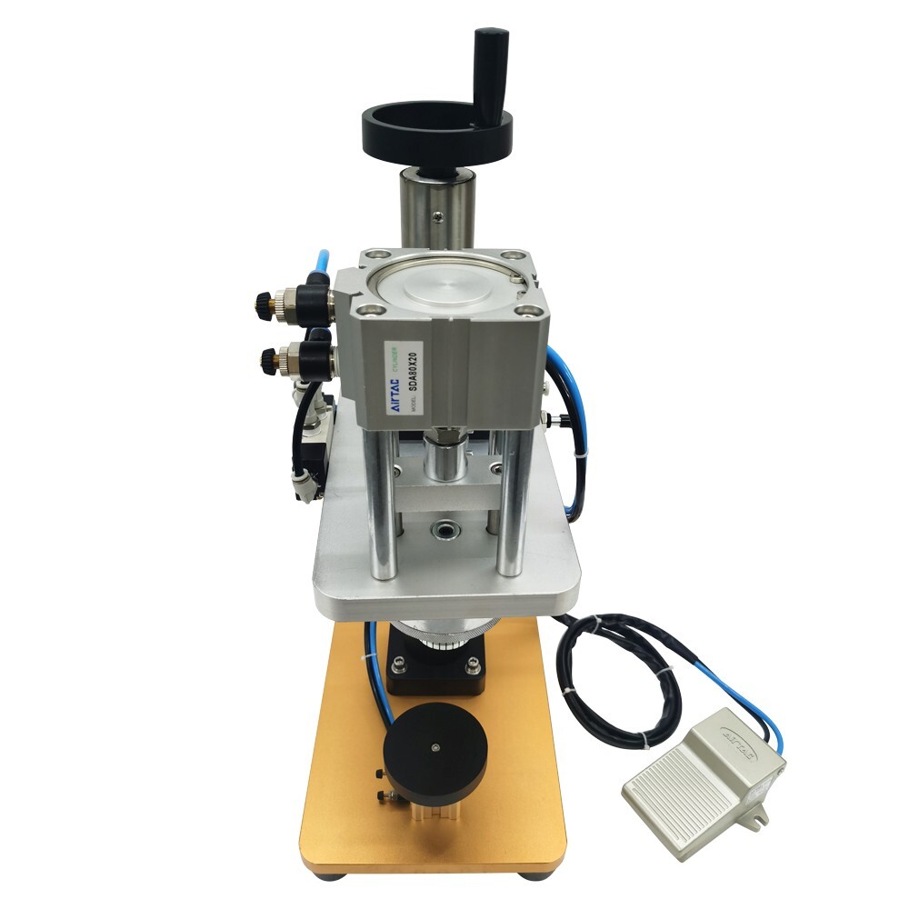 Pneumatic Perfume Bottle Sealing Machine Explosion Proof Type Diameter 0.59"