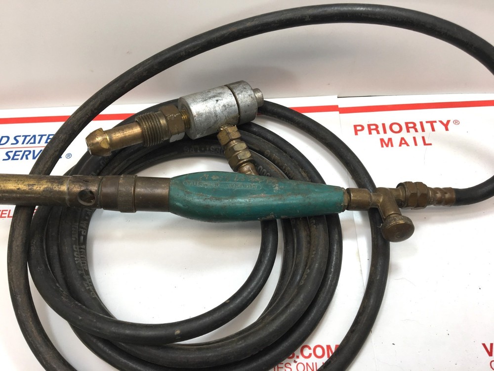 Turner-Weldit Burner Torch Welding Handle - Hose - Regulator - Large Tip