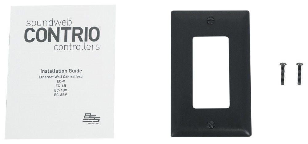 BSS EC-V Ethernet Controller with Volume Control - Black - Works with Crown DCI