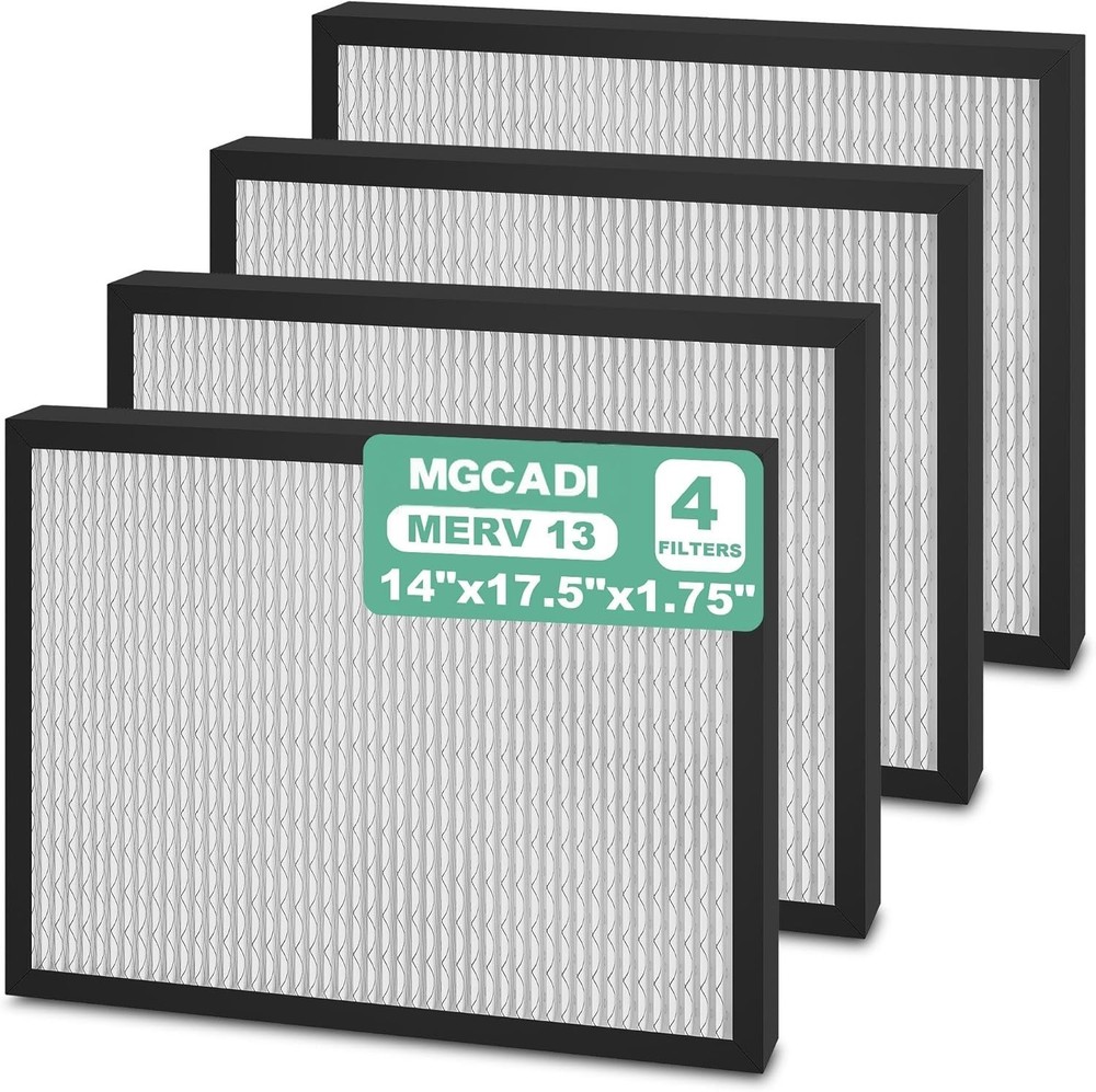 (4 PACK) 14 x 17.5 x1.75 MERV 13 Replacement Dehumidifier Filter
