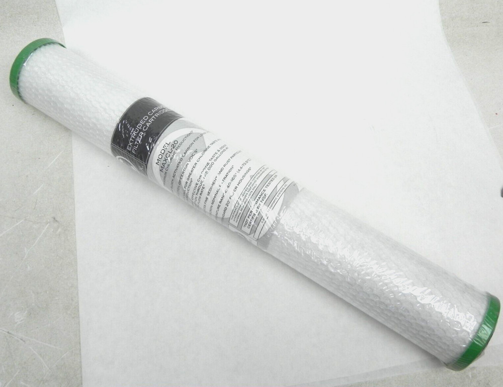 C-Max MAXCL-20 Carbon Block Filter 20" High Chlorine Reduction 0.5 Micron HR