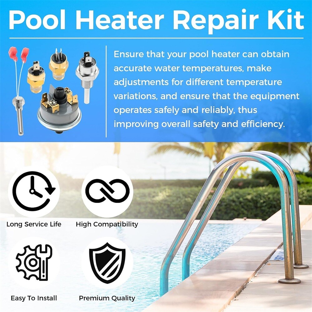 1x Pool Heater Repair Kit Part 42001-0060S Fit Pentair Master Temp & Max-E Therm