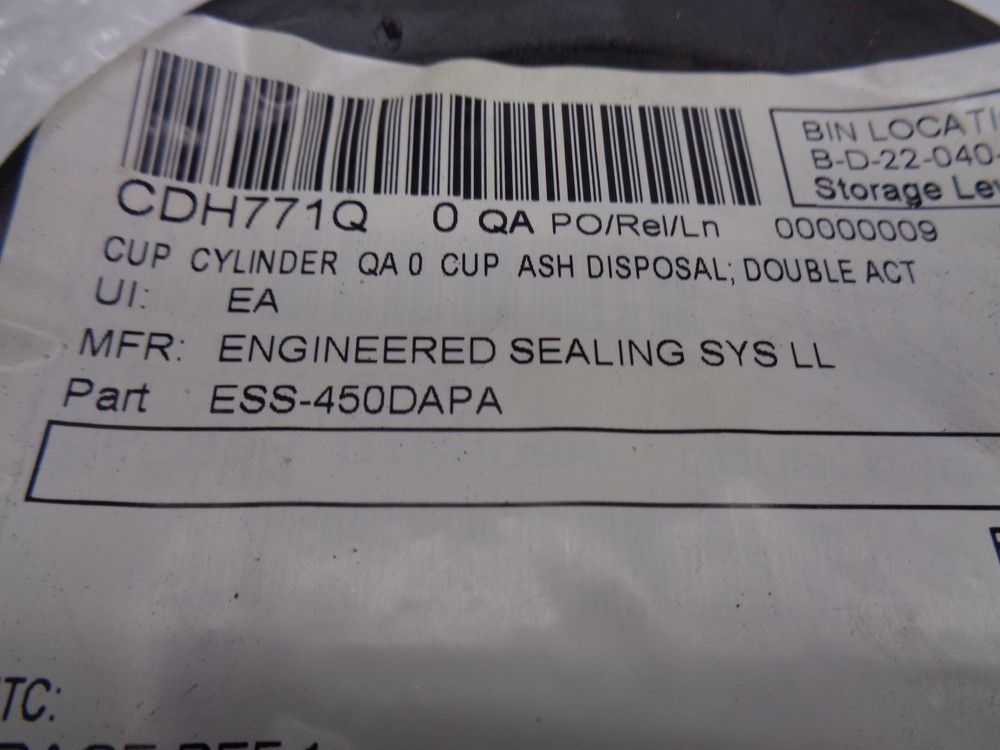 ENGINEERED SEALING SYS LL ESS-450DAPA CYLINDER CUP NSNP