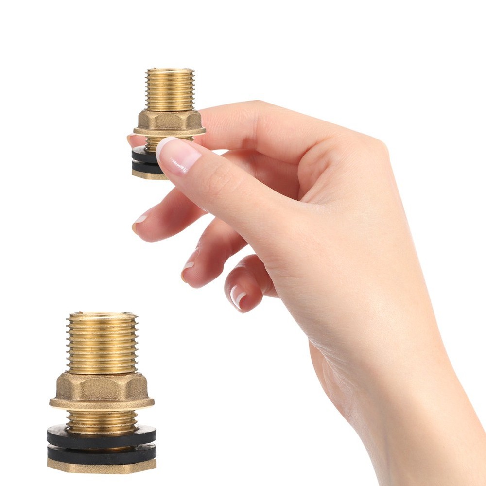 2pcs Bulkhead Fitting Tank Adapter Tank Connector