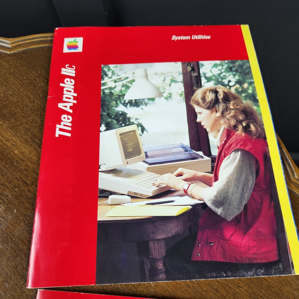 Apple IIc Computer Manual Lot Original Guides System Utilities Joystick Setup