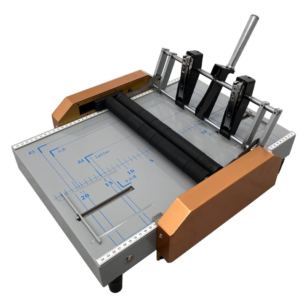 Auto Centering Booklet Maker 5 Binding Positions 317x440mm Paper Binding Machine