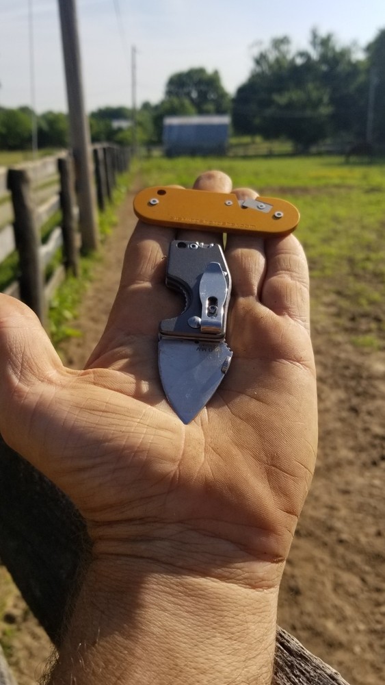 Sterling Pocket Knife / Tool Sharpener & Compact Fire Ant Folding Knife