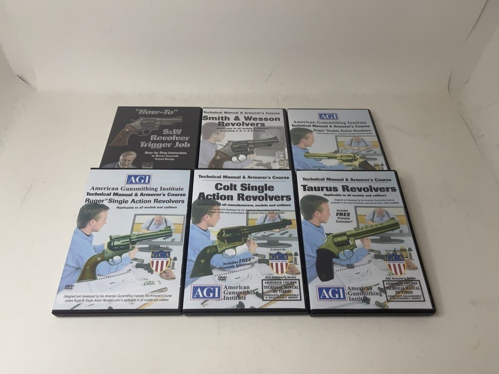 Comprehensive Revolver Armorer’s Course Bundle 6 Courses (6 DVDs)
