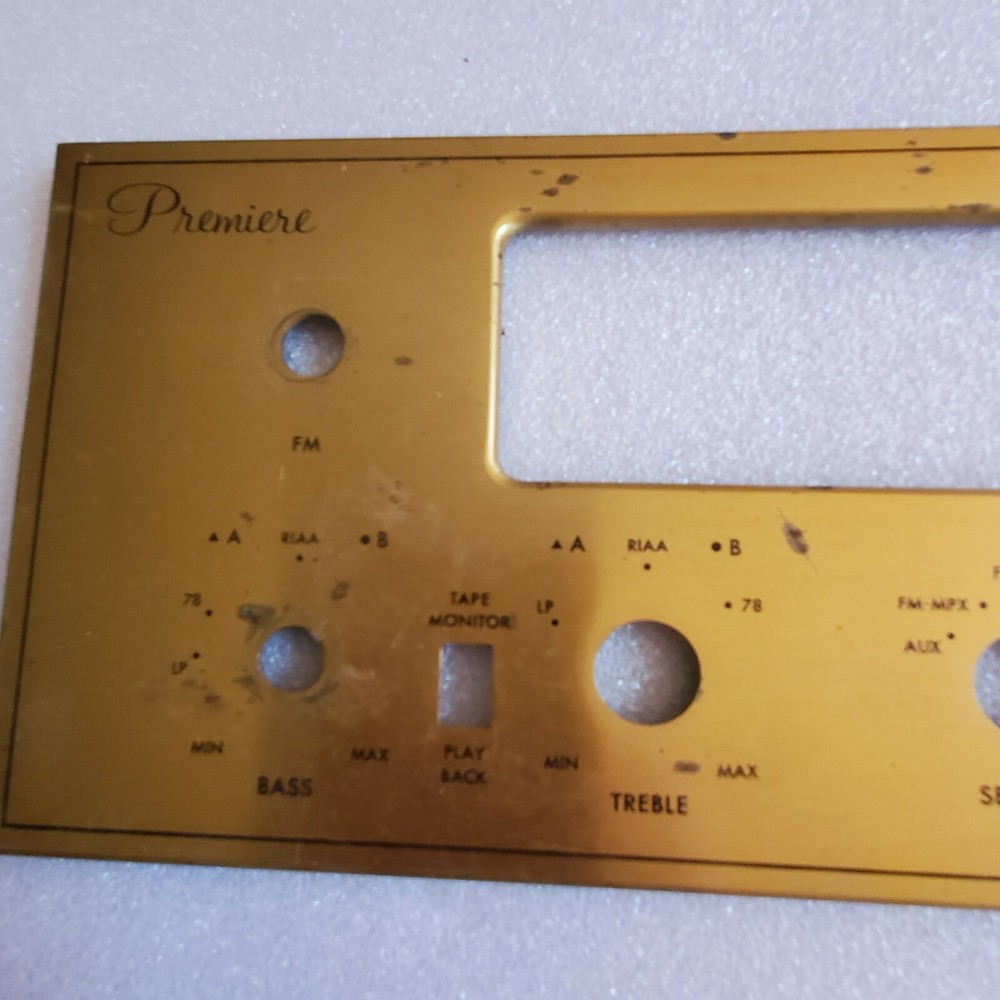 Premiere Stereophonic Face Plate