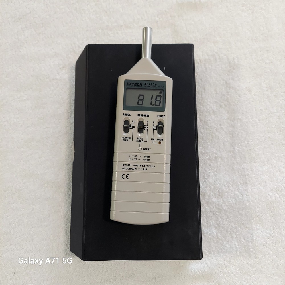 EXTECH Digital Sound Level Meter. Model # 407736