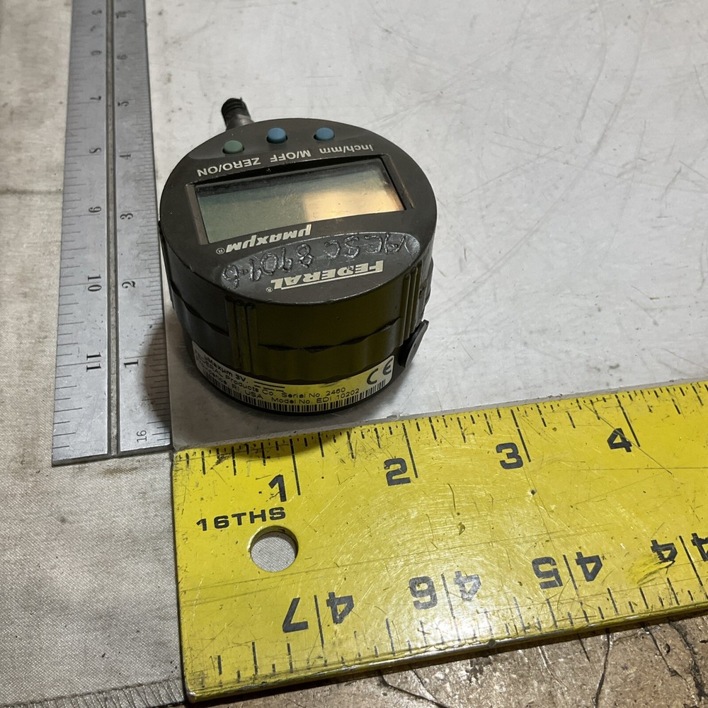 FEDERAL EDI 10202 ELECTRONIC DIAL INDICATOR 3VDC U3S