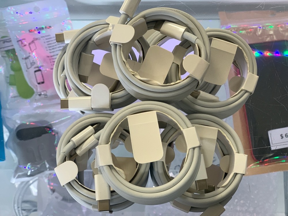 Apple USB-C Charge Cable 2 Meter. New. 10 Per Lot! 10x