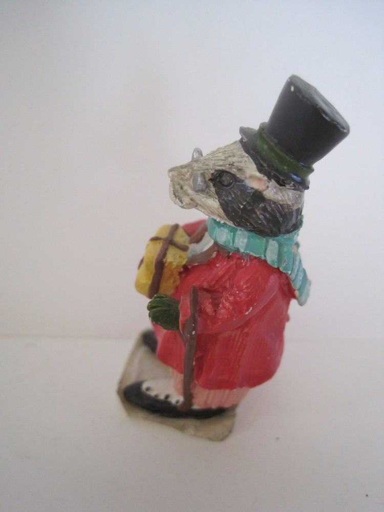 Enesco Badger Metal Figurine