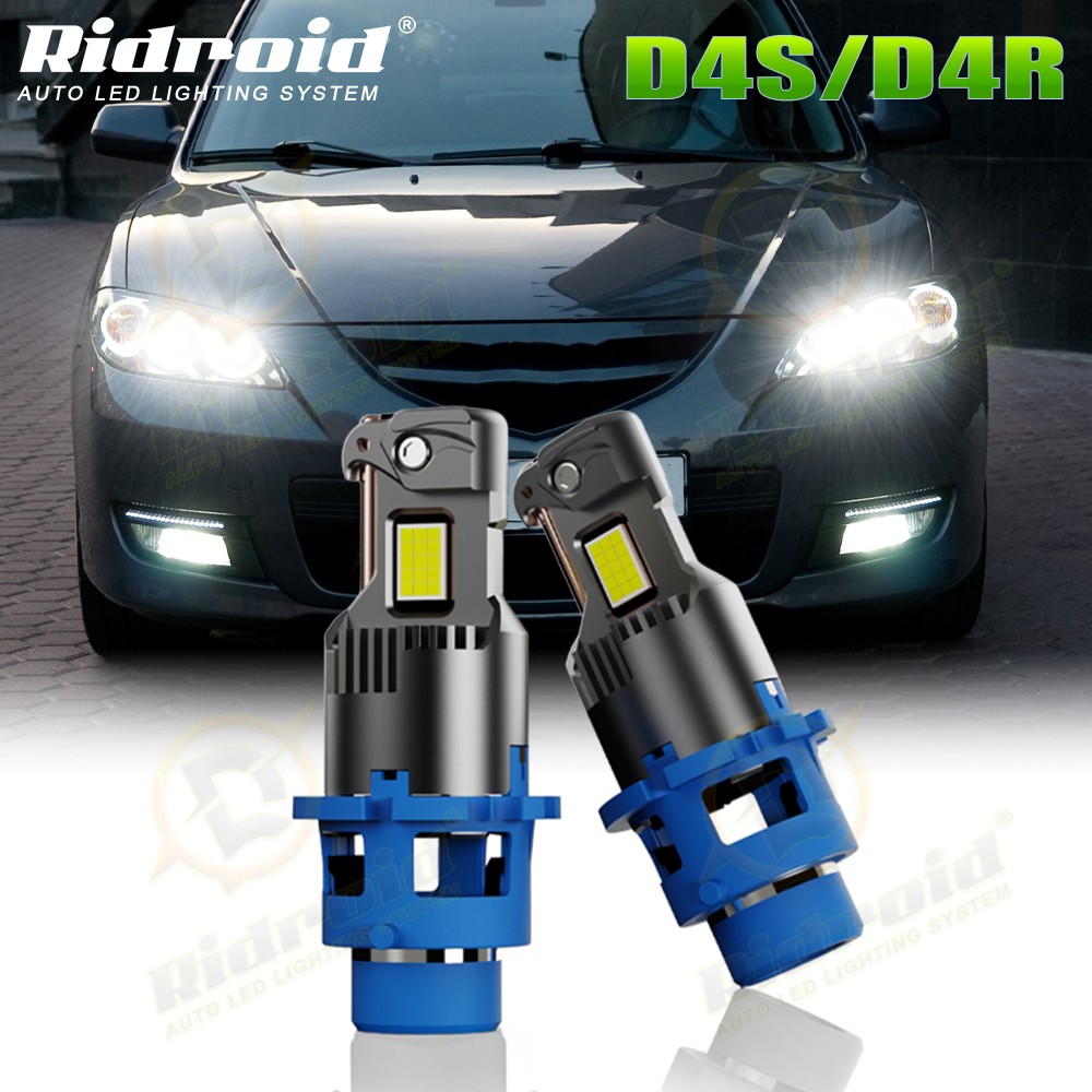 2X D4S D4R LED Headlight Bulb Replace HID Xenon Super White 6500K Conversion Kit