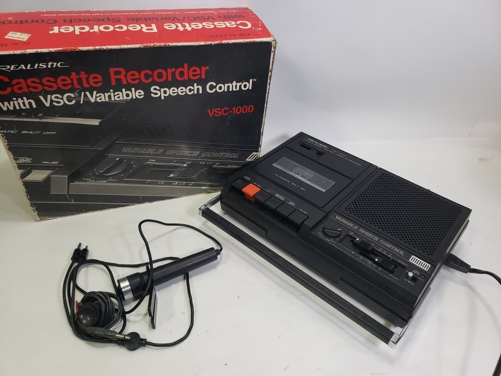 Realistic VSC Variable Speech Control Cassette Recorder VSC-1000