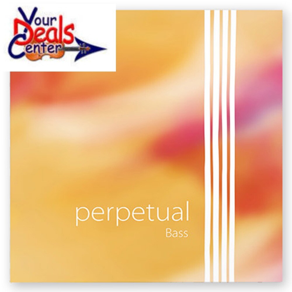 Pirastro Perpetual, Bass E String 4/4  Rope Core/Chrome Steel Medium