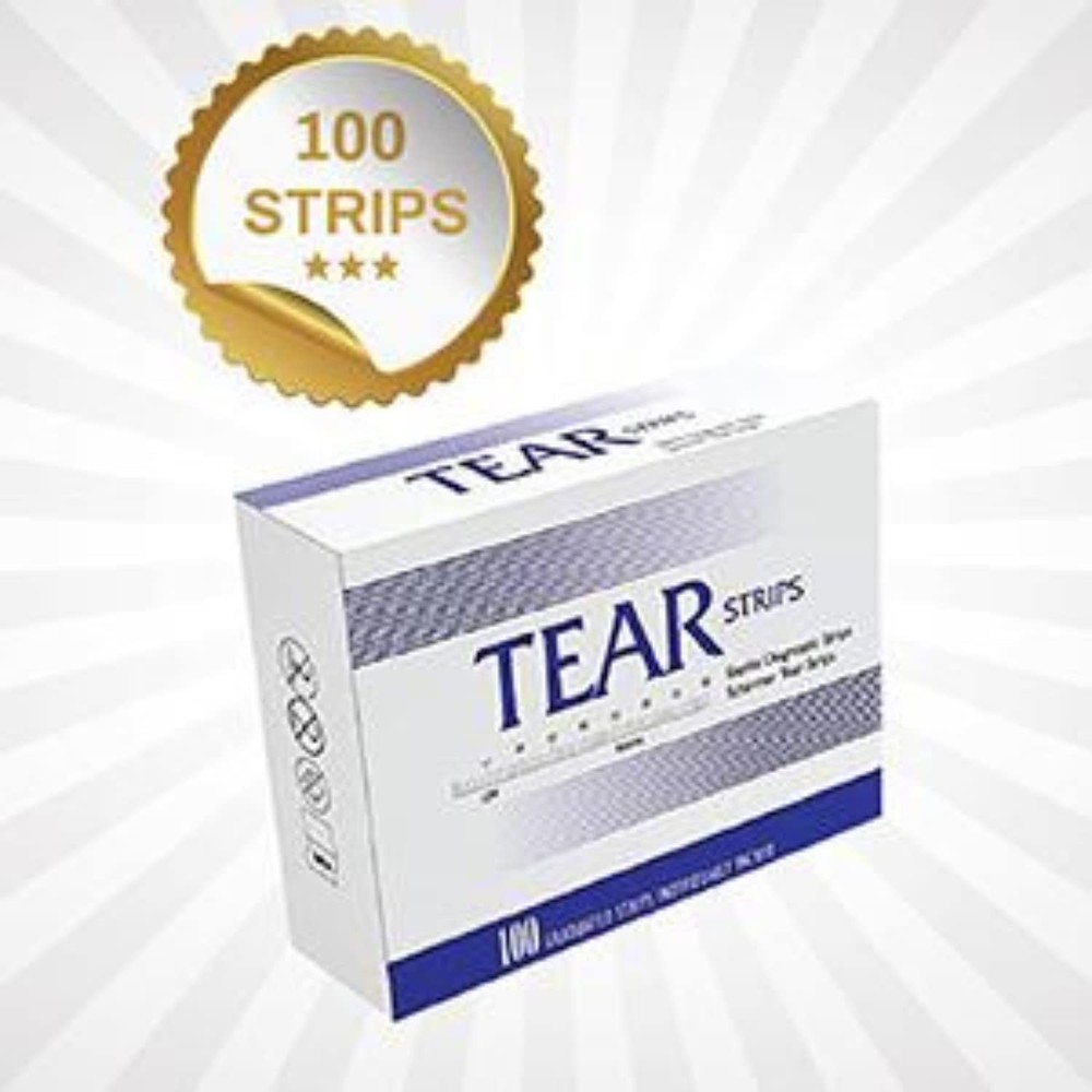 100 Individually Packaged Diagnostic Schirmer Tear Strips - Graduated Design