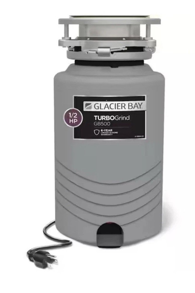 Glacier Bay TurboGrind 1/2hp Garbage Disposal Continuous Feed GB500