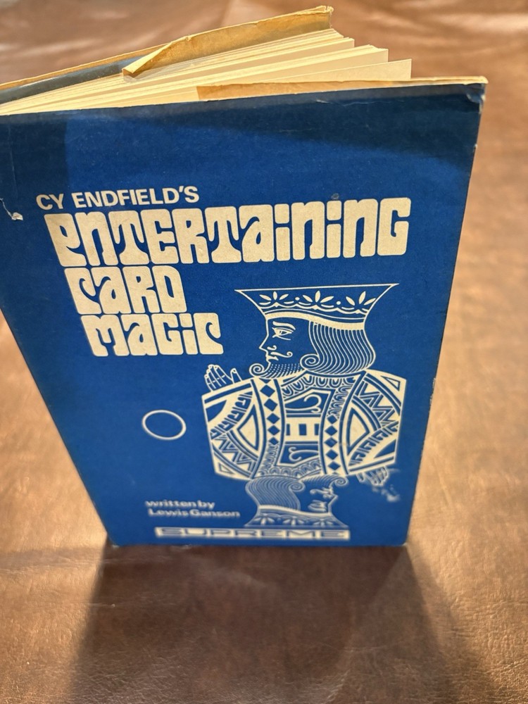 Cy Endfield Entertaining Card Magic Magic Book