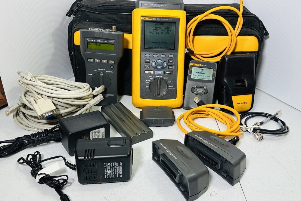 DSP-4000SR Smart Remote Fluke 4000 Cable Analyzer Kit