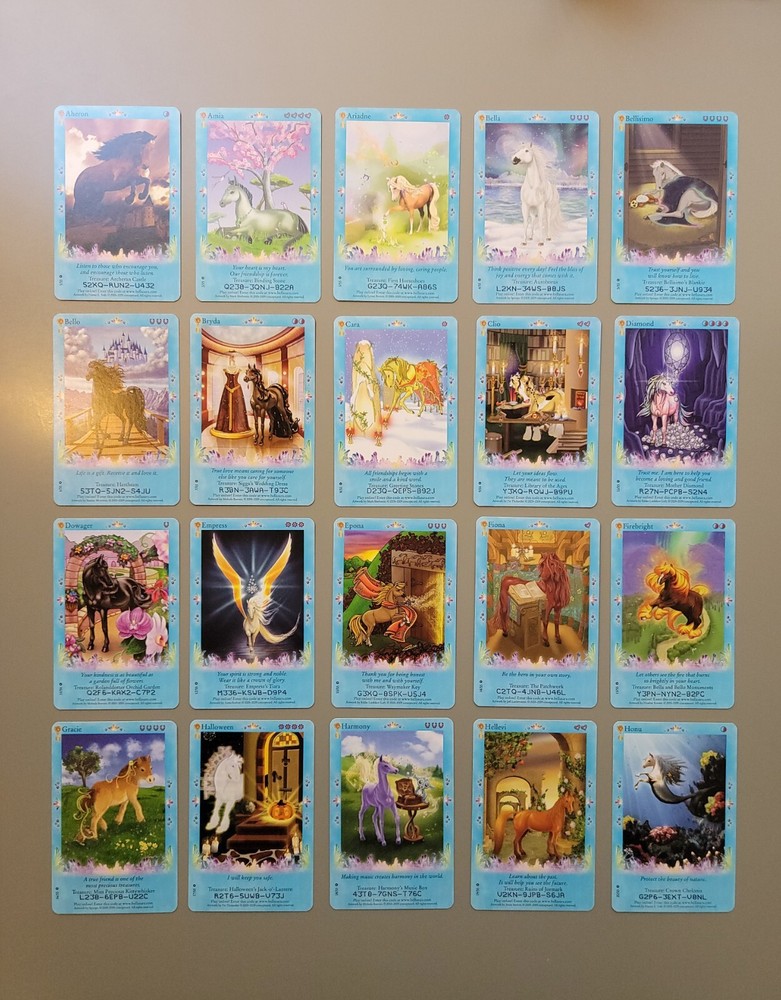 Bella Sara TREASURES Complete Non-Foil Set 1-55 with Checklists