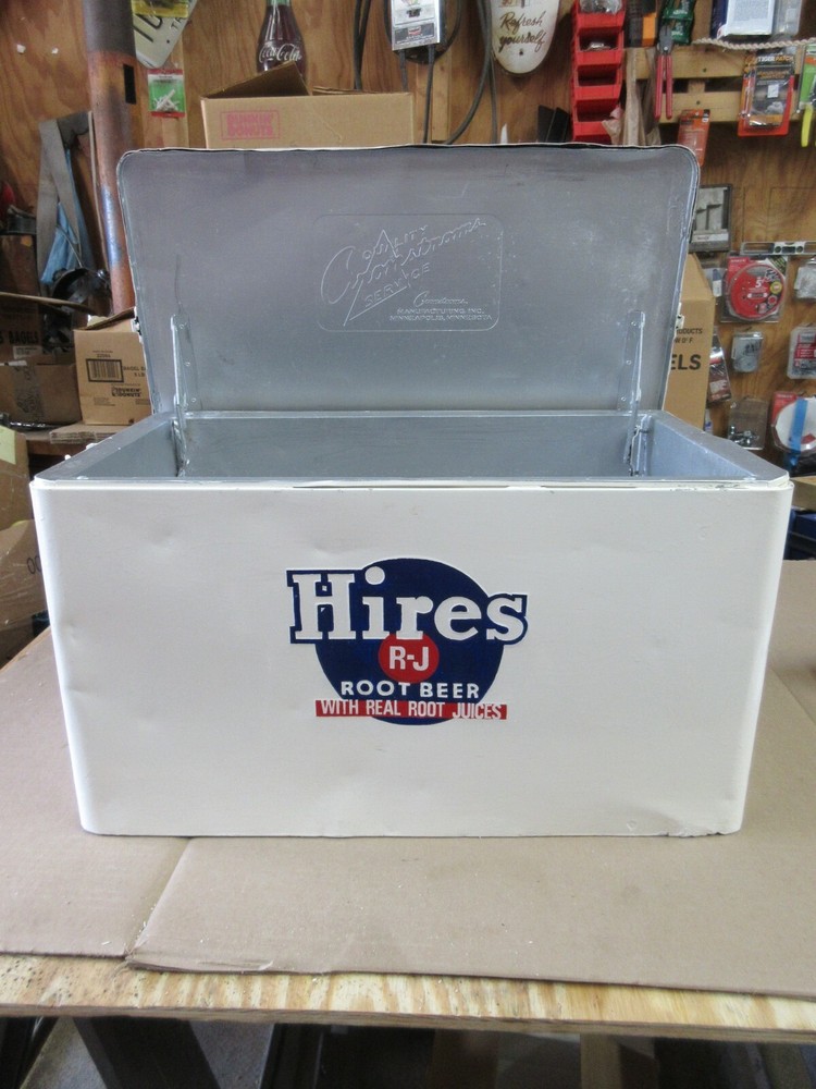 Vintage Hires Root Beer Cooler With Drain
