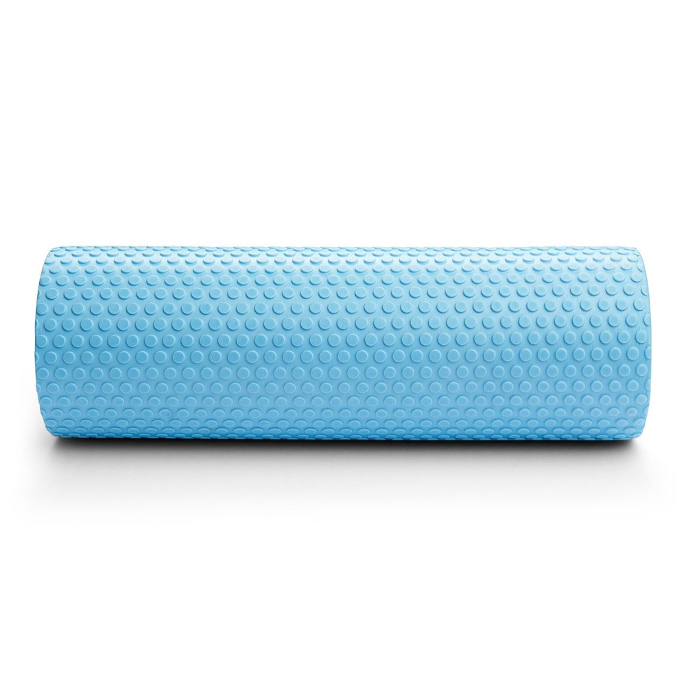 11.8 Inch Medium Density Foam Massage Roller - Light Blue Trigger Point Massa...