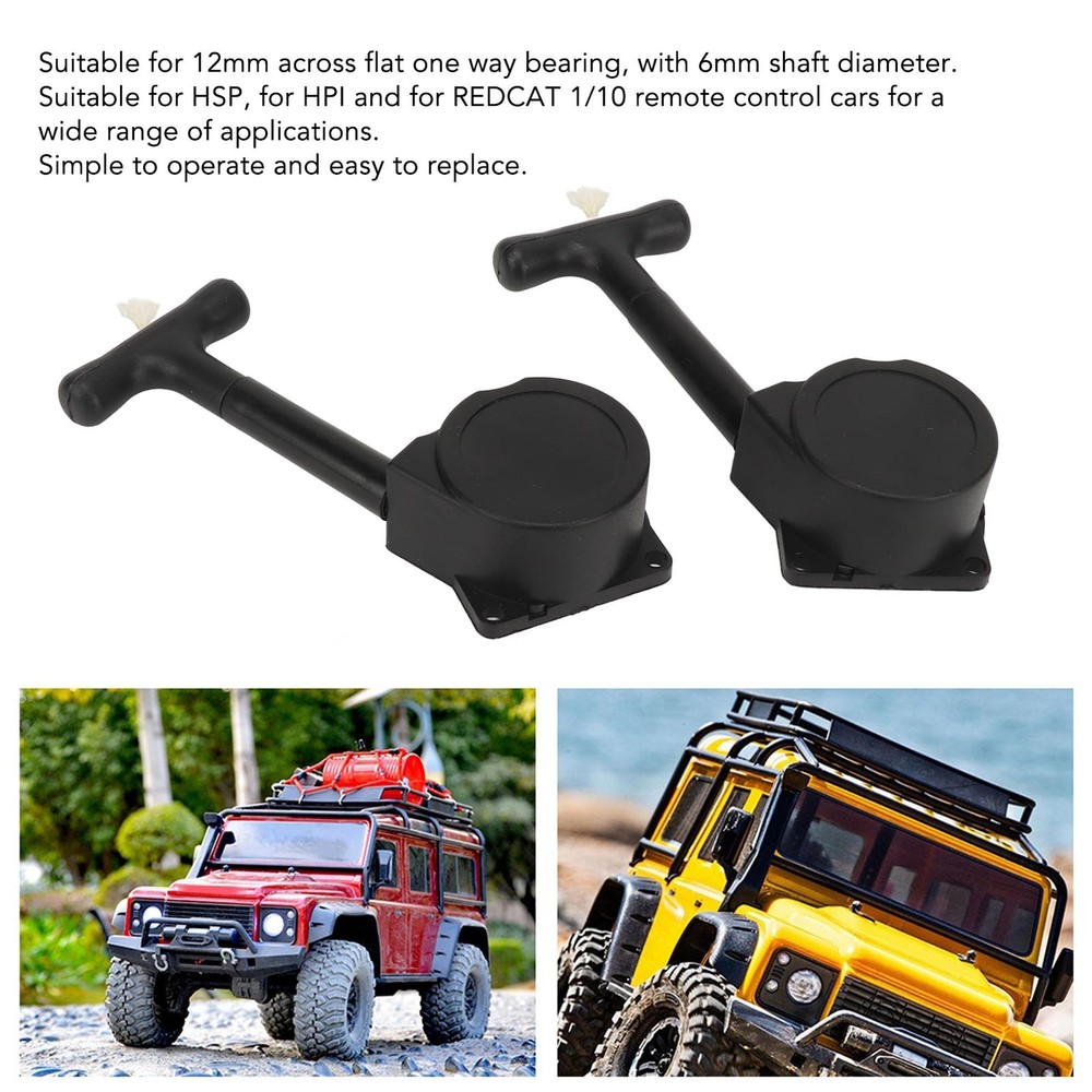 2pcs RC Car Pull Starter Plastic RC Engine Pull Starter For HSP For HPI FF