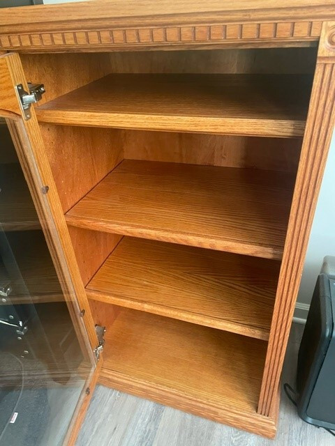 Oak Entertainment Cabinet