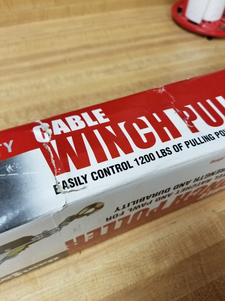 Haul Master 1200 Lb. Cable Winch Puller 30131