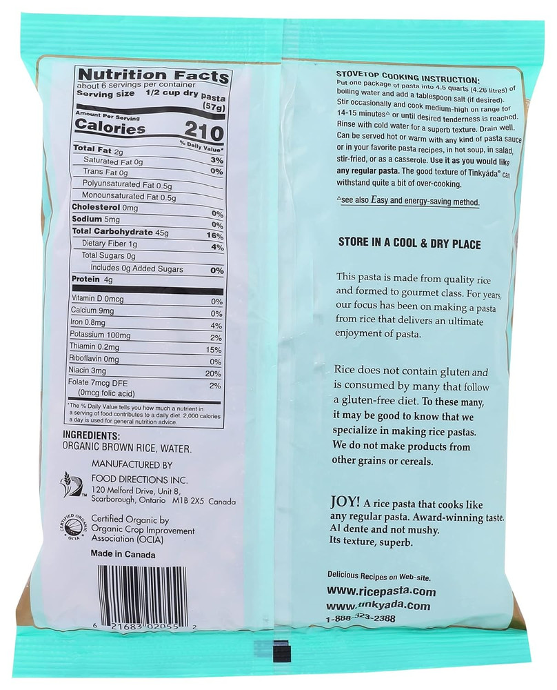 Organic Brown Rice Elbows, 12 OZ