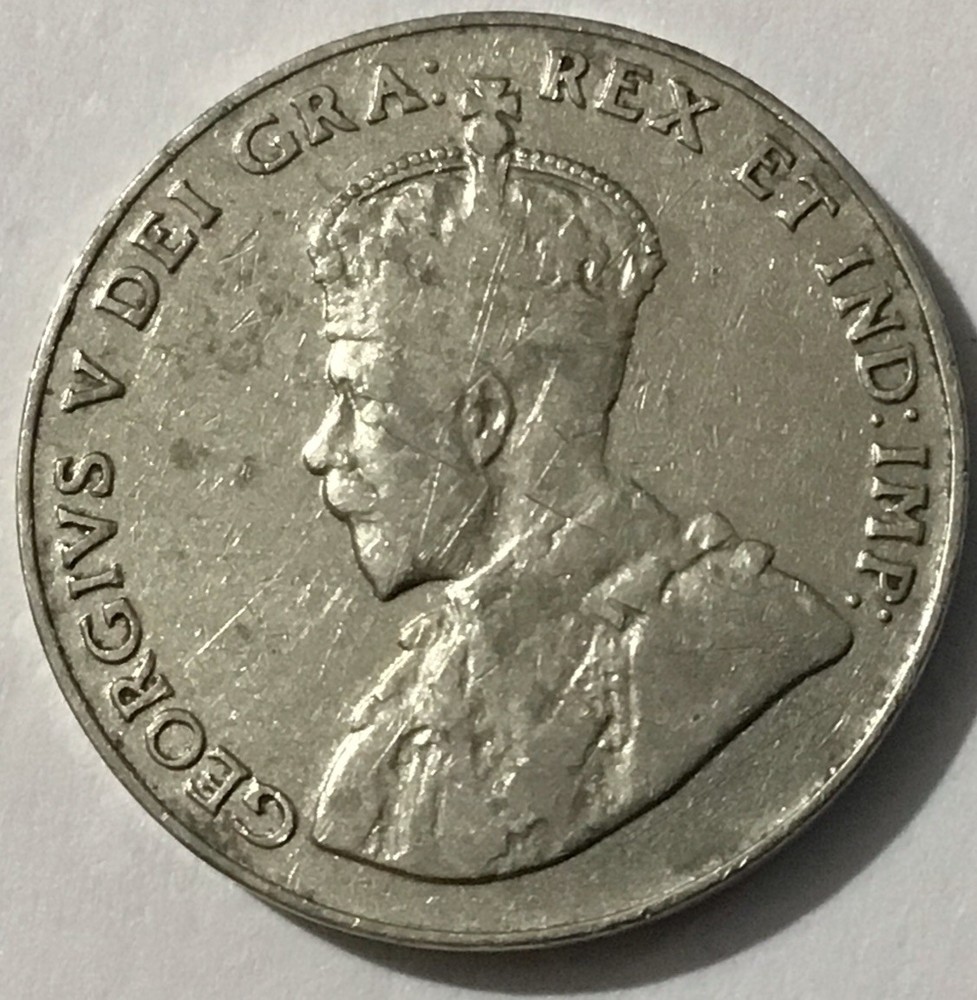1925 Canada 5 Cents